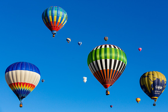 hot air balloons
